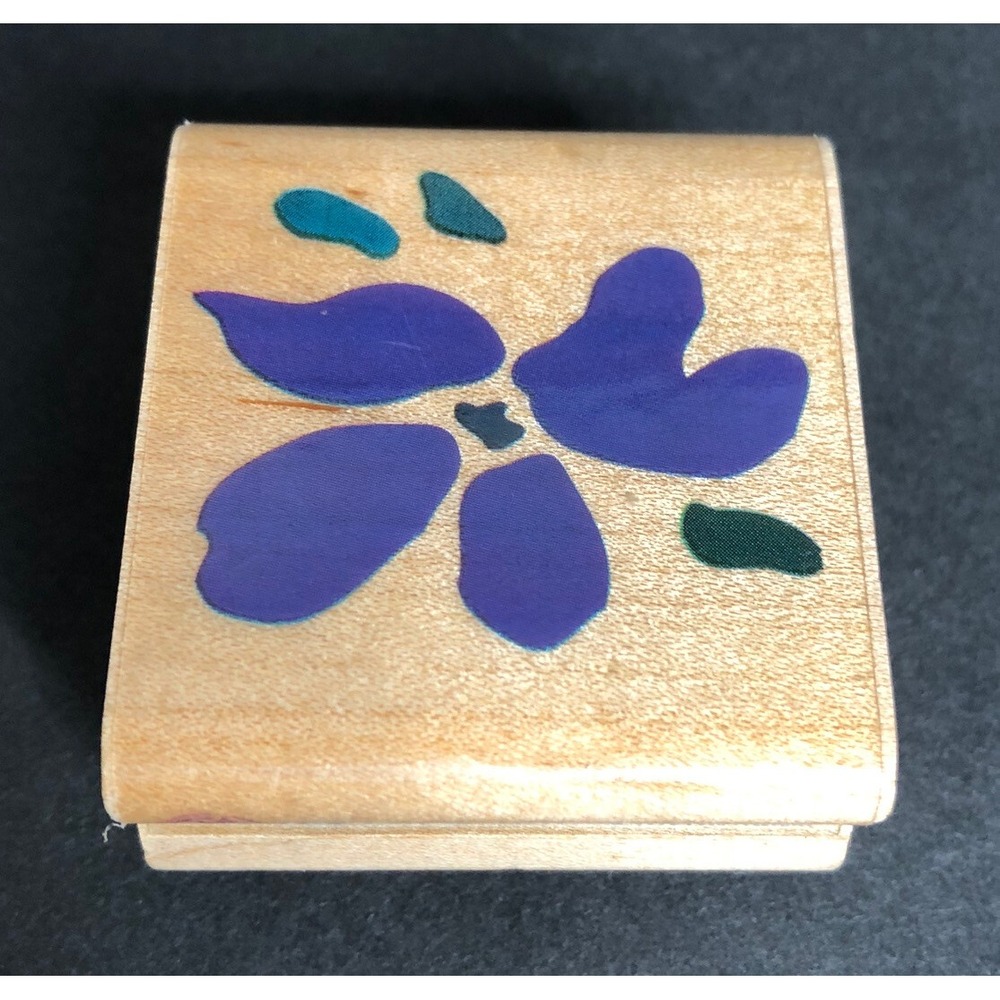Rubber Stampede Posh Impressions Rubber Stamp Fabulous Flower Wood Mounted